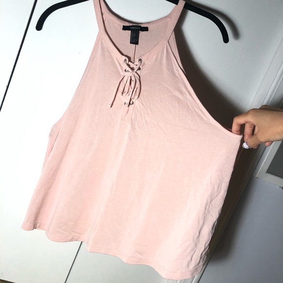 Forever21 light pink tank top - Picture 4 of 5